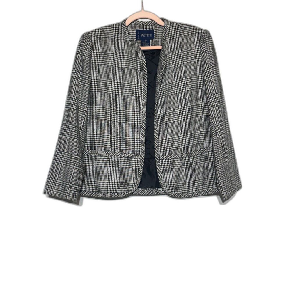 Sweet Suit Petite Glen Plaid Blazer - VTG - Size 12 Petite